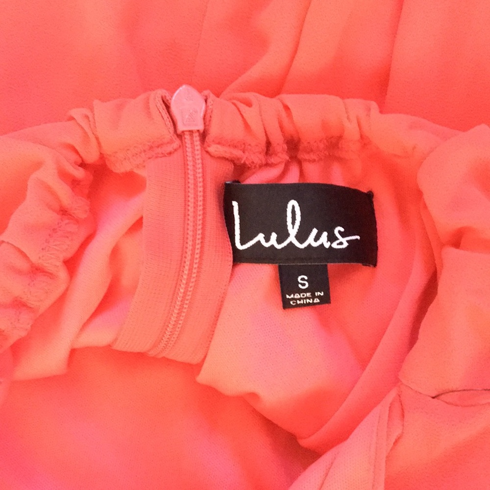 NWT Lulu’s coral dress - Picture 6 of 7